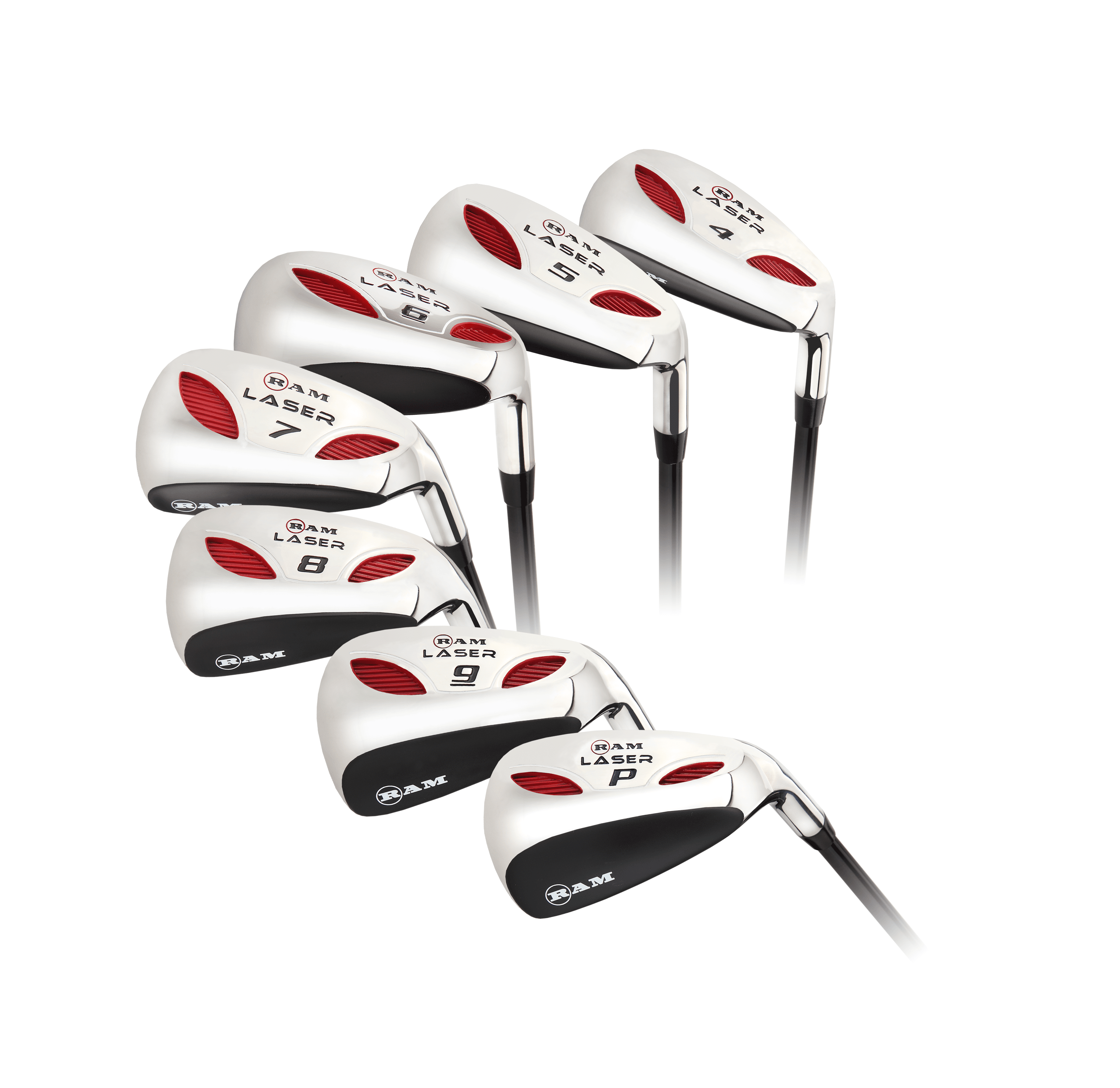 Ram Golf Laser Graphite Hybrid Irons Set 4PW (7 Clubs) Mens Right