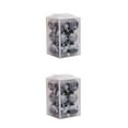 thumbnail image 1 of Wweixi 12pcs Glitter Baubles For Home Decor Wide Application And Easy To Ornaments gray 2Set, 1 of 6