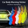 thumbnail image 2 of Leadrop 2Pcs Car Sticker Reflective Waterproof Decorative Universal Creative Angel Wing Car Auto Body Sticker Decal Vehicle Supplies, 2 of 11