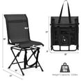 thumbnail image 2 of Gymax Folding 360° Silent Swivel Hunting Chair Blind Chair All-weather Outdoor, 2 of 10