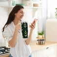 thumbnail image 5 of Yayeee 40oz Double-Wall Insulated Stainless Steel Tumbler with Handle Bottle, Green Plants, 5 of 8
