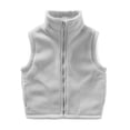 thumbnail image 4 of Bigetiay Kids Winter Vest Stand Collar Sleeveless Jacket for Boys Girls Casual Warm Layered Outfit with Jeans Pants Autumn Fall Daily Wear, Size 6-7 Years, 4 of 4