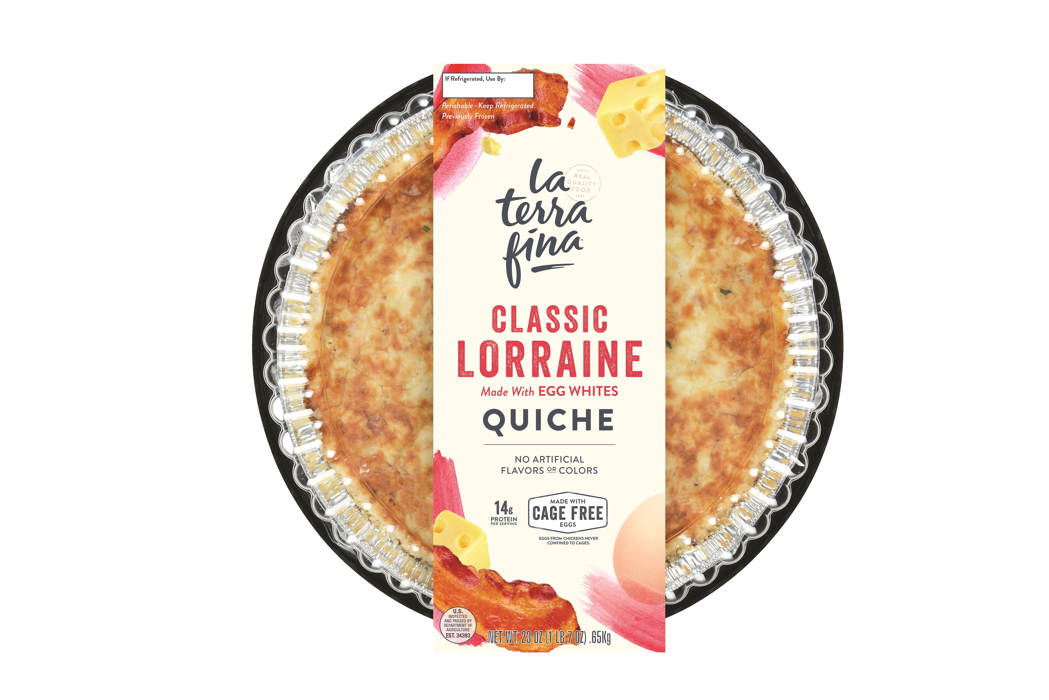 La Terra Fina, 23 oz, Classic Quiche Lorraine Flavor Pie - Walmart.com