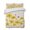 Yellow, variant on Quilts Full Size, Yellow Floral Bee Soft Comforter Bedding Set for Bed, Summer Watercolor Botanical Flower Lightweight Quilted Bedspread with Pillow Cover(2 Pieces) for All Season, 78x90 Inch