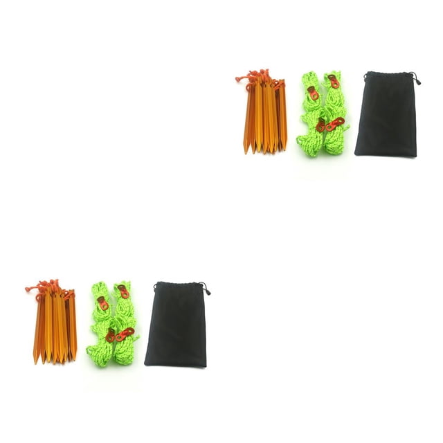 Wosthever Cuerda reflectante para tienda de campaña, cordón para toldo a prueba de viento con juego de bolsa de almacenamiento, cuerdas de Type2 NO2