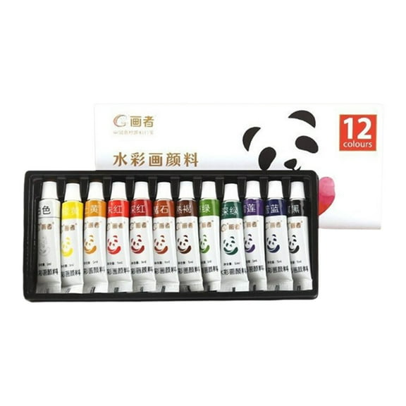 Professional Watercolor Paint Set for Artists Students Beginners - 12 Colors & 24 Colors Options (5ml Tubes) Watercolor Pigments for Painting
