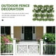 thumbnail image 5 of Enrejado Artificial, cribado, planta verde Artificial, pared, valla de hoja verde simulada, decoración de balcón, 5 of 5
