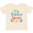 thumbnail image 3 of Inktastic My Gramma Loves Me Grandson Granddaughter Boys or Girls Baby T-Shirt, 3 of 5