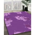 thumbnail image 3 of Ahgly Company Machine Washable Indoor Rectangle Transitional Crimson Purple Area Rugs, 3' x 5', 3 of 7