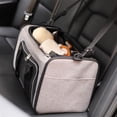 thumbnail image 2 of kusrkot Breathable Pets Carrier Collapsible Puppy Rabbit Portable Foldable Dog Cat Carry Grey L, 2 of 9