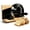 Black, variant on Manual Bread Slicer for Homemade Sourdough Bread, Classic Hand Crank Home Bread Slicer With Scale Line and Steel Fence,Serrated Sharp Blade,Black