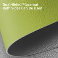 thumbnail image 2 of NOSTHEART Placemats Set of 6 and Coasters, Faux Leather Placemats Heat Stain Scratch Resistant Non-Slip Waterproof Oil-Proof Washable Wipeable Outdoor Indoor for Dining Patio Table Kitchen Decor, 2 of 8