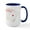 White/Navy Inside, variant on CafePress - Ace Hearts Flush Mugs - 15 oz Ceramic Large White Novelty Mug