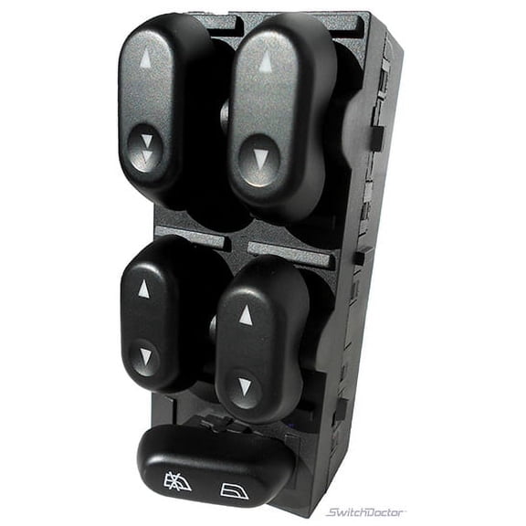 Switch Doctor Window Button Master Power Window Switch, Black
