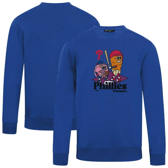 Men's-Levelwear Royal Philadelphia Phillies Zane Ballpark Food Pullover Sweatshirt