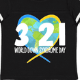 thumbnail image 4 of Inktastic 3 21 World Down Syndrome Day with Heart Shaped Earth Boys or Girls Toddler T-Shirt, 4 of 5