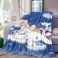 3D printed Sanrio Hello Kitty Plush blanket Kuromi My Melody