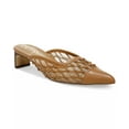 thumbnail image 2 of Sam Edelman Snyder Cuoio Brown Pointed Toe Block Heel Slip On Mesh Fashion Mules (Cuoio Brown, 6.5), 2 of 6