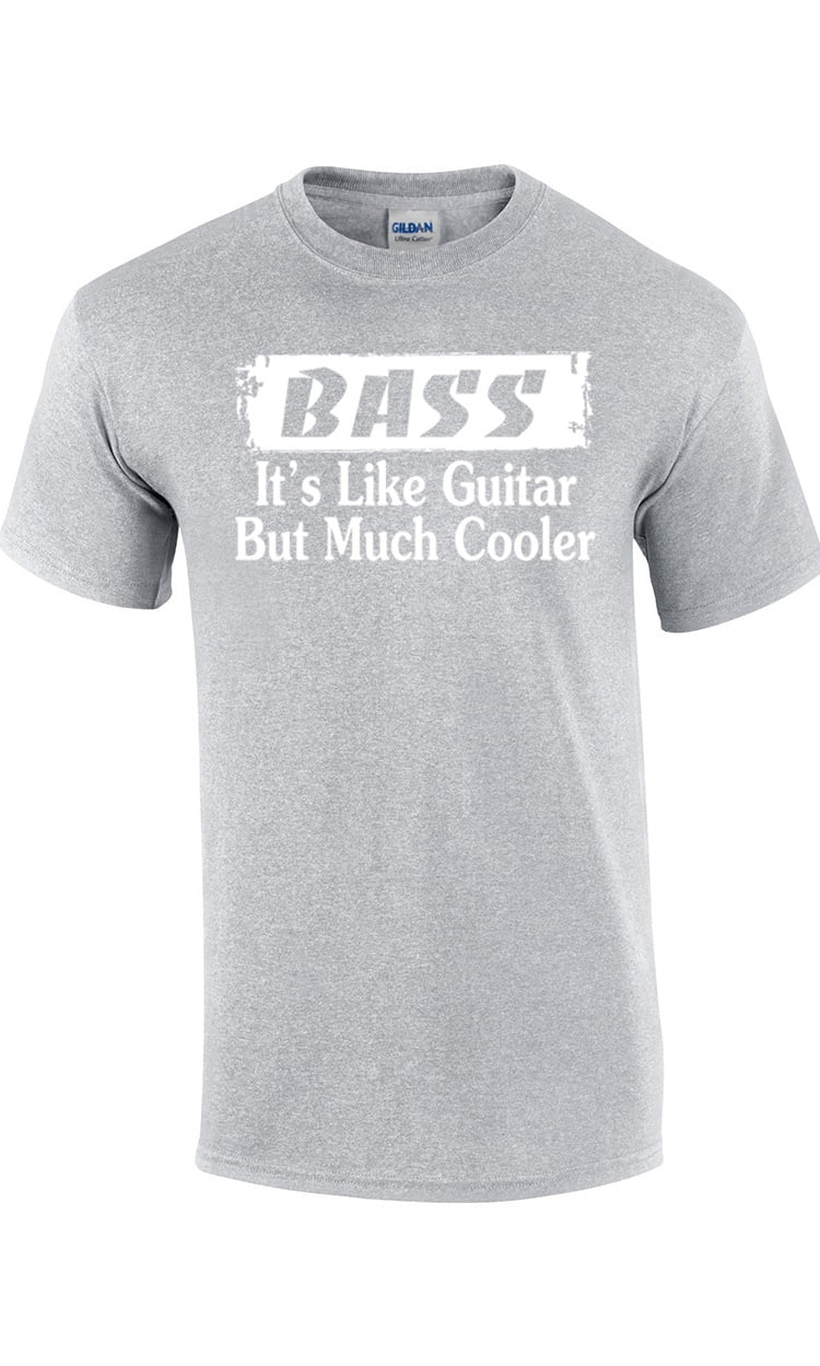 bass guitar t shirts funny