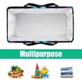 thumbnail image 5 of Starry Sky Sunflower Butterfly Large Capacity Reusable Foldable Oxford Cloth Cube Organizer Tote Bag Toy Basket, 5 of 7