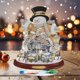 thumbnail image 3 of Adorno de diamantes Cristal Muñeco de Nieve Navideño Cgtredaw, Hecho a Mano, 3 of 9