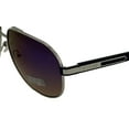thumbnail image 3 of Guess Men's Shiny Aviator Gradient Lens Sunglasses, Dark Nickeltin Metal, 1, 3 of 6