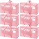 thumbnail image 1 of TICONN Paquete de 6 Bolsas Extra Grandes para Mudanza con Cremalleras y Asas, Cajas de Almacenamiento Resistente para Ahorro de Espacio (6 Unidades, Coral), 1 of 9