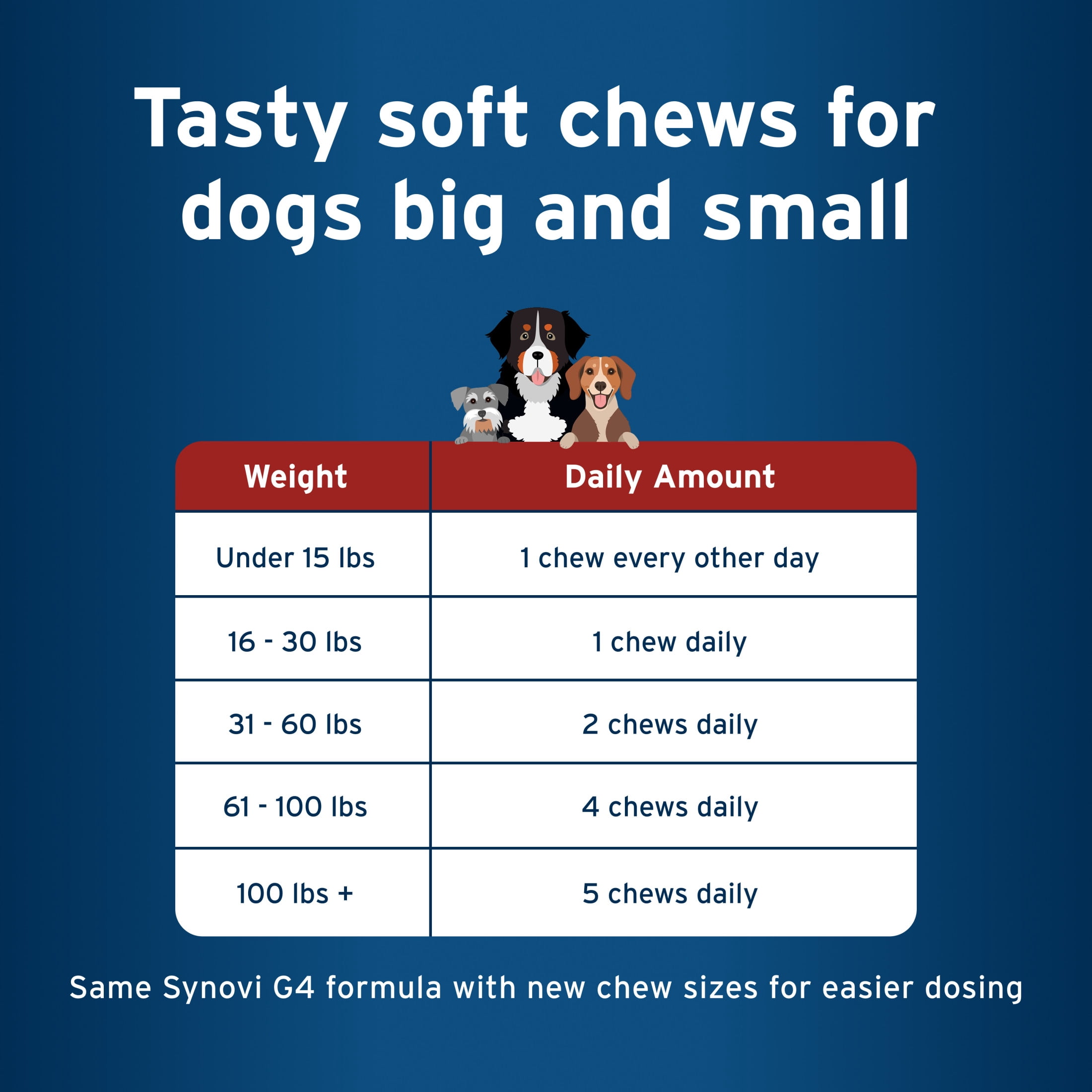 Pet Protect Dog Hip & Joint+ Supplement, Vet-Formulated Synovi G4, Chicken, 240 Soft Chews
