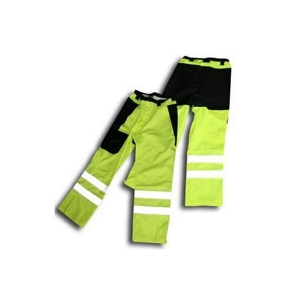 Work Force Hi-Viz Reflective Rain Pants Medium
