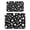 White-563, variant on Flower Pattern Coffee Bar Mat 2-Pack - Floral Green Aesthetic Absorbent Non-Slip Mat for Espresso Machine, Multi-Purpose Countertop Protector with 4-Layer Waterproof Design