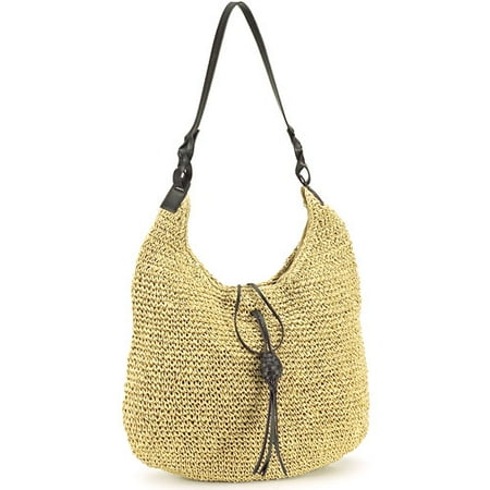 Straw Hobo Shoulder Bag