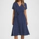 thumbnail image 1 of WILLBEST Vestidos para Mujer Verano Vestido Informal de Verano para Mujer Vestido de Cuello En V Vestido de Lunares de Color Liso Vestido de Manga Corta con Cordones y Lazo Extra Grande, 1 of 3