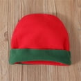 thumbnail image 4 of Toddler Boys Christmas Elf Christmas Santa Outfits with Santa Hat Xmas Clothes for Baby Boys Girls 12-18 Months, 4 of 8