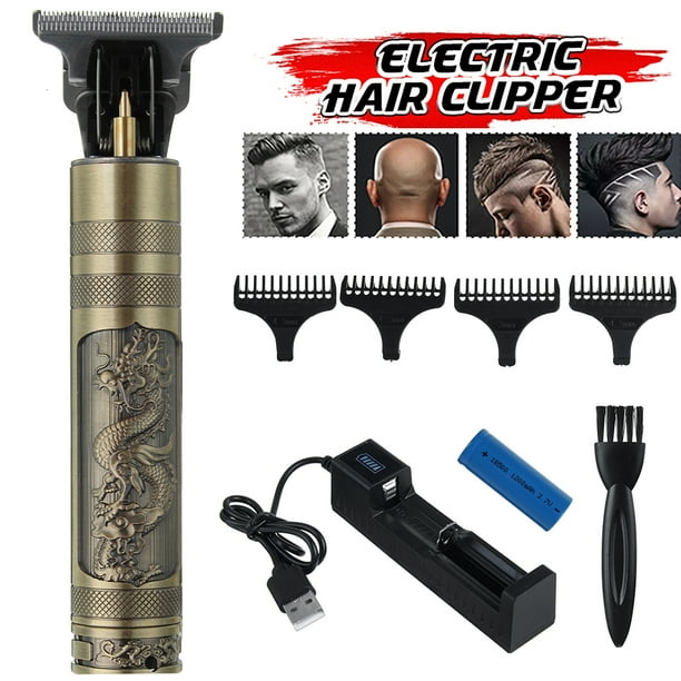 Men's Electric Toutliner Hair Clipper Rechargable Hair Beard Trimmer