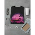 thumbnail image 3 of Neon Retro Car With Sunset T-Shirt Men -Image by Shutterstock, Male XX-Large, 3 of 4