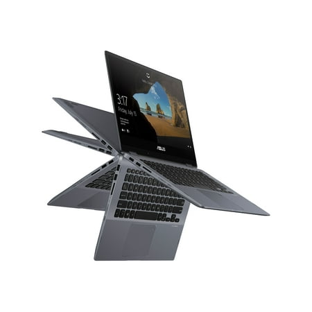 Asus VivoBook Flip 14 14" Full HD Touchscreen Laptop, Intel Core i5 i5-8250U, 8GB RAM, 256GB SSD, Windows 10, Star Gray, TP412UA-DB51T