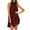 a-Wine Womens Summer Dress, variant on Sundresses for Women Casual Summer - Women's Sleeveless Mock Neck Summer Dresses Loose Casual Pleated Halter Swing Tunic Tank Dress Flowy Shirt Sundress