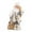 White-3B-home supplies, variant on LEFTHIGH Home Santa Claus Figurines 18inch Christmas Standing Santa Claus Doll Xmas Santa Claus Statue for Christmas Window Display Scene Home Desktop Decoration Xmas Home Decor