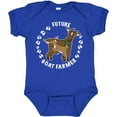 thumbnail image 3 of Inktastic Future Goat Farmer with Cute Goats and Hoof Prints Boys or Girls Baby Bodysuit, 3 of 5