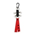 thumbnail image 1 of Correa para pompones de animadora, accesorios de animadora, llavero con clips Negro Rojo, 1 of 9