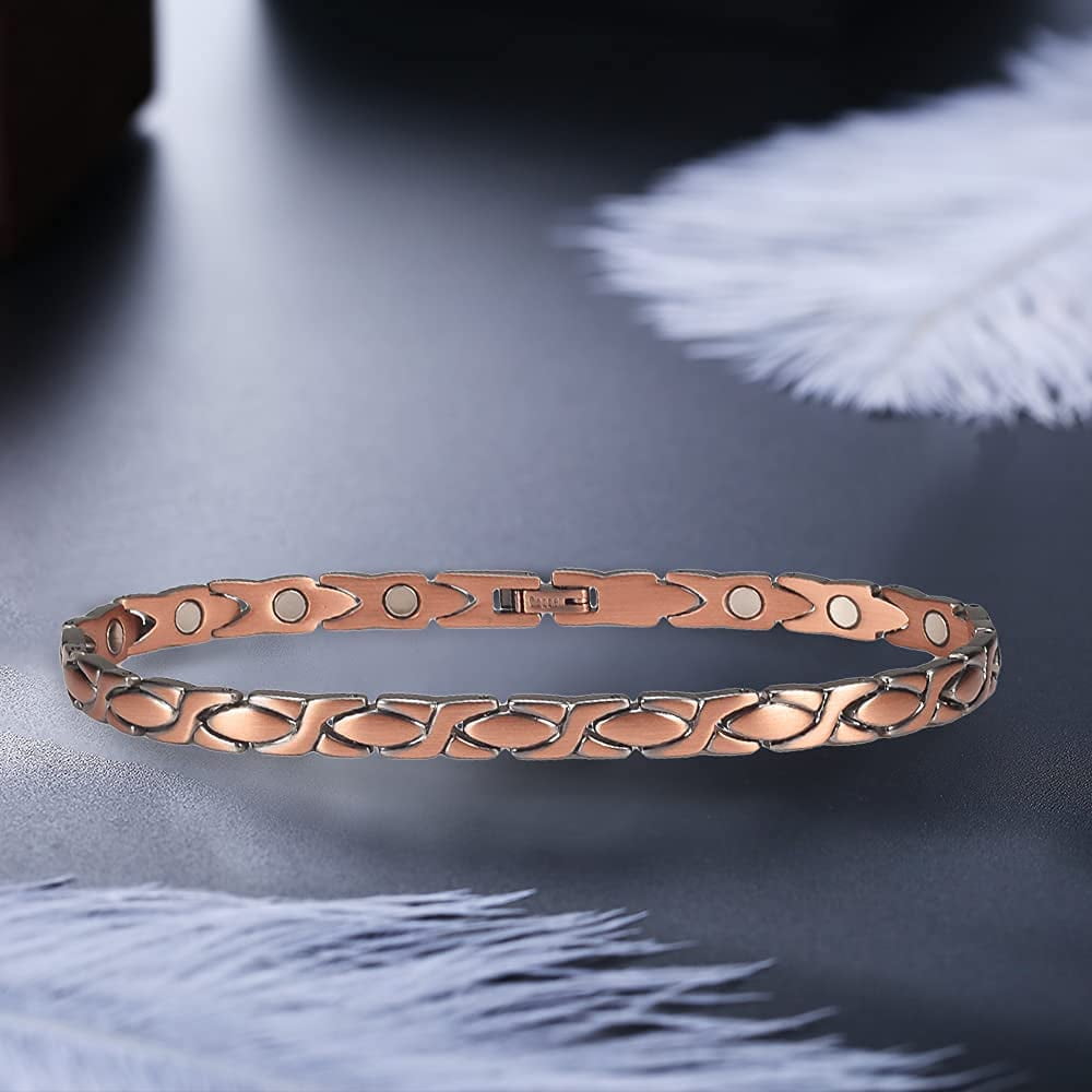 Wollet Magnetic Copper Anklet,  Ankle Bracelets for Women