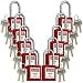 thumbnail image 2 of Lockout Tagout Locks, Safety Padlocks, Loto Locks Keyed Differently Lock Out Tag Out Device Plastic, 2 of 4