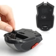 thumbnail image 2 of Cateissary Ratón óptico inalámbrico portátil 6 teclas Ratones de computadora para juegos 800/1200 / 1600DPI Accesorios para computadora Juegos de teclado y mouse para computadora Gris, 2 of 6