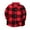 Red, variant on Bjutir Toddler Boys Girls Tops Kids Flannel Jacket Plaid Stripe Long Sleeve Lapel Button Down Shacket Baby Shirt Top Coat Outwear Tshirts Brown