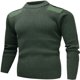 thumbnail image 1 of Suéter de punto para hombre, tallas M-3XL, de lana, vintage, verde, con cuello redondo, para invierno, 1 of 6