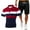Navy, variant on Ediodpoh Mens Suits Men's Tight Training Wear Sports Fitness Wear Running Wear Sweat Absorption Quick Drying Short Sleeved T Shirt Top Plus Shorts Two Piece Set Men's Shorts Suit Hot Pink XL