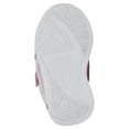 thumbnail image 5 of Athletic Works Baby Girl Bungee Silver Athletic Sneaker, Sizes 2-6, 5 of 5