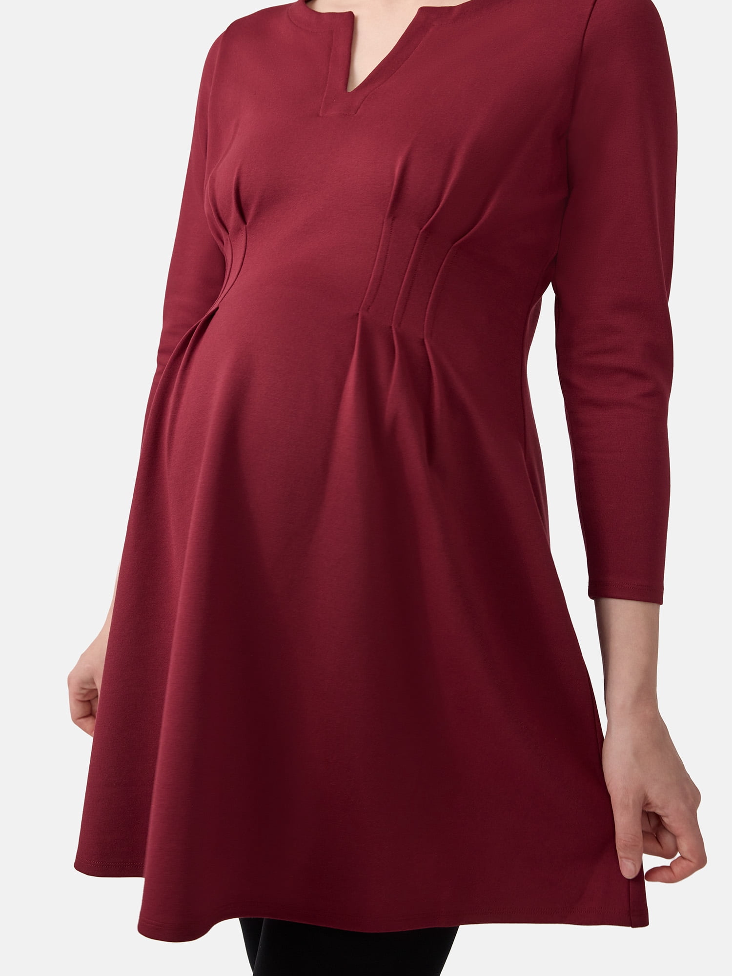 Ingrid & Isabel For Every Belly Women’s Maternity Pintuck Mini Dress, Sizes S-XXL