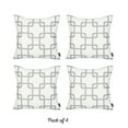 thumbnail image 2 of Geometric Squares Square 18" Throw Pillow Cover, 2 of 4