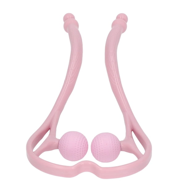 Masajeador De Cuello Con Rodillo Manual, Masajeador De Cuello De Mano Alivia La Tensión Muscular Flexible Ligero Estimula La Circulación Sanguínea Ahorre Esfuerzo Para La ANGGREK Manual Neck Massager